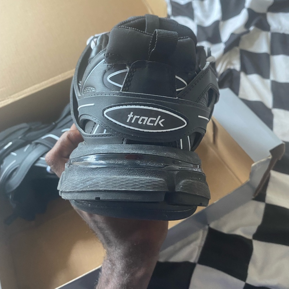 Balenciaga Charcoal and White Athletic Shoes - Picture 2 of 3